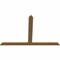 Ekena Millwork Portland Timber Gable Bracket, Western Red Cedar, 84"W x 56"H x 1 1/2"D x 5 1/2"F, 16/12 Pitch GBW084X56X0206POR00SWR - alternate 4